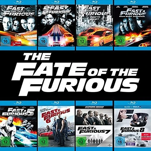 The Fast And The Furious Box (Filme 1-8) (Blu-ray)