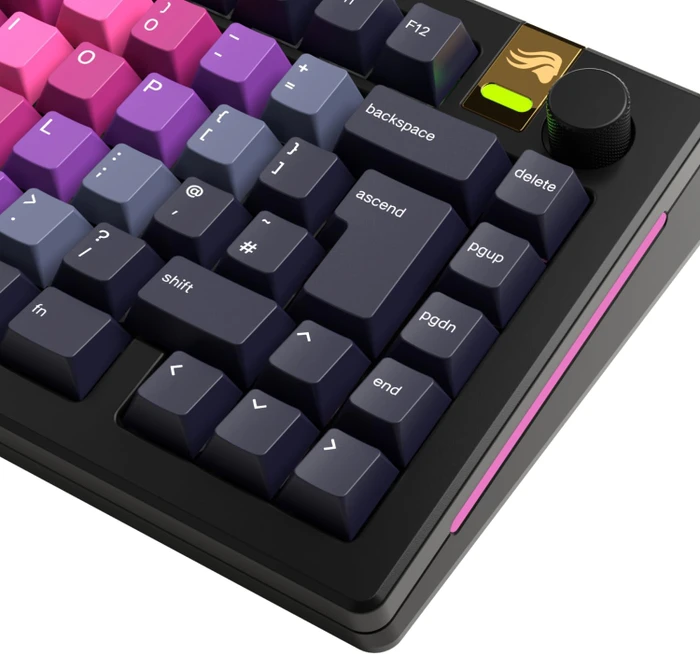 Glorious GPBT Gradient V2 Keycaps, Kunststoff (PBT), Afterparty, mehrfarbig, 135 Tasten, ISO-ND