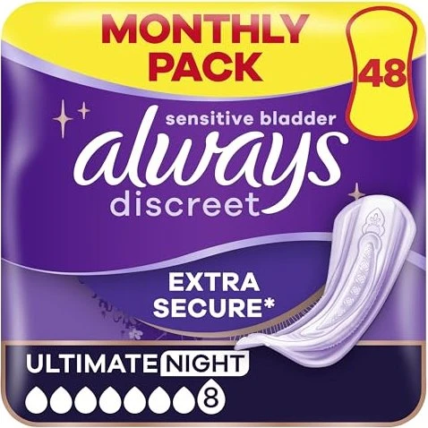 Always Discreet Ultimate Nacht Hygieneeinlage