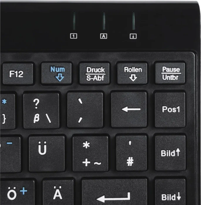 Hama SL720 Slimline Keyboard, USB, DE
