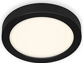Briloner Fire Black LED-Deckenleuchte rund 22.5cm 16.5W schwarz