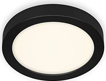 Briloner Fire Black LED-Deckenleuchte rund 22.5cm 16.5W schwarz