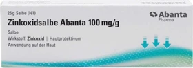 Abanta Zinkoxidsalbe 100mg/g, 25g