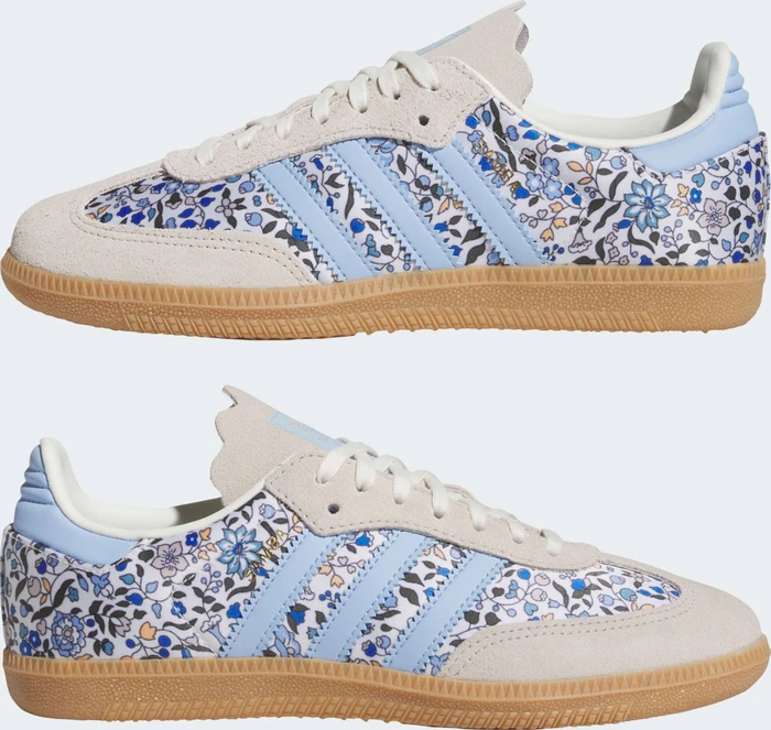 adidas Samba OG x Liberty London blue/off white/gum (Junior)