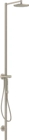 Hansgrohe Axor Starck Duschsäule mit Thermostat und Kopfbrause 240 1jet brushed nickel