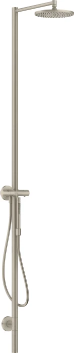 Hansgrohe Axor Starck Duschsäule mit Thermostat und Kopfbrause 240 1jet brushed nickel
