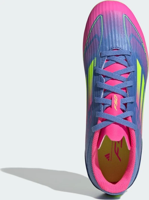 adidas F50 League FG/MG blue fusion/lucid lemon/lucid pink (Junior)