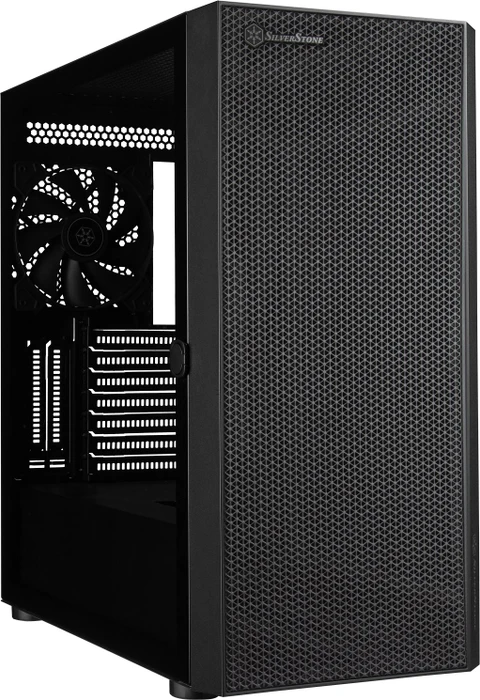 SilverStone Seta H1, schwarz, Glasfenster