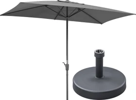 Schneider Tunis Sonnenschirm 270x150cm anthrazit