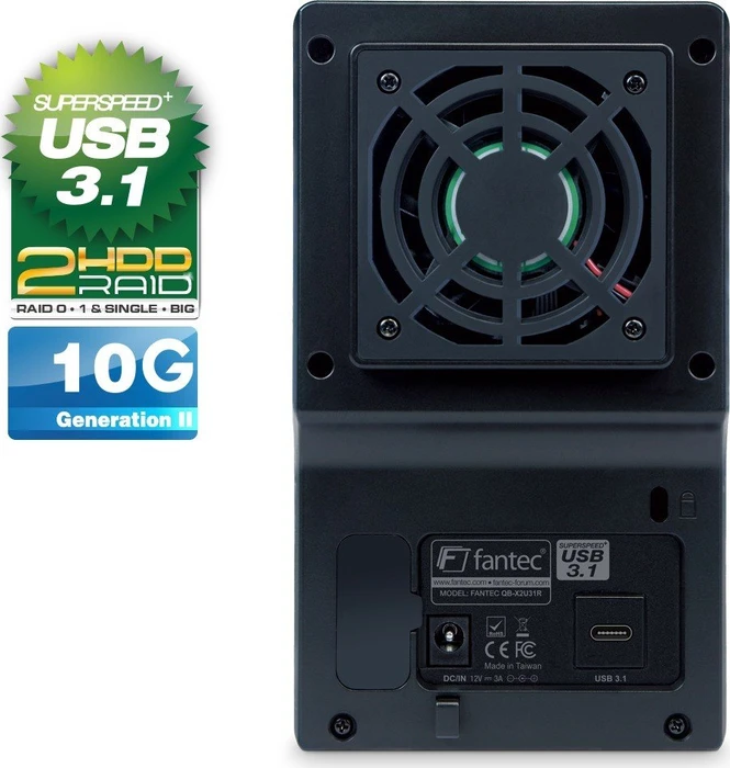 Fantec QB-X2U31R, USB-C 3.1