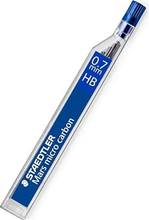 Staedtler Mars micro carbon 250 Druckbleistiftmine HB 0.7mm graphit, 2er-Pack