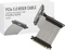 LinkUP AVA5 v4 ITX Armour Riser Kabel, rechts gerichtet, gewinkelt, PCIe 5.0, 150mm, weiß Vorschaubild