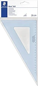 Staedtler Mars 567 Zeichendreieck 60° 22cm, blau/transparent