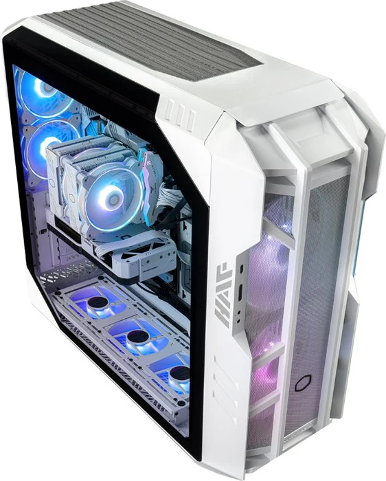 Cooler Master HAF 700 White, weiß, Glasfenster