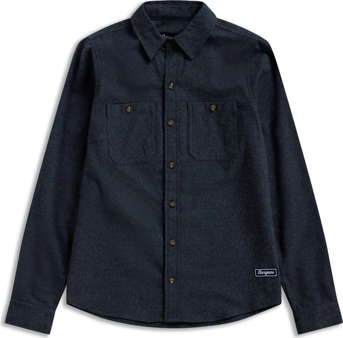 Bergans Nordmarka Flannel Hemd langarm navy blue (Damen) (3497-557)