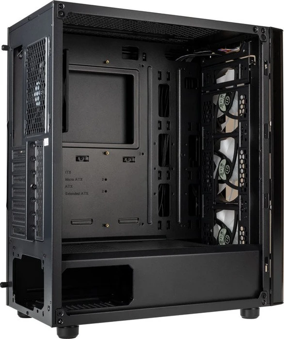 Thermaltake V200 TG RGB, schwarz, Glasfenster