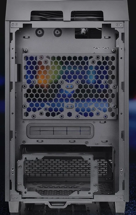 Thermaltake The Tower 100, schwarz, Glasfenster, Mini-ITX