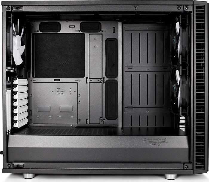Fractal Design Define S2 Black, Glasfenster, schallgedämmt
