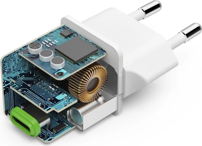Hama Schnellladegerät USB-C Super-Mini-Charger PD 20 W weiß