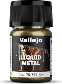 Vallejo Model Color rev.2 Liquid Metal gold, 35ml