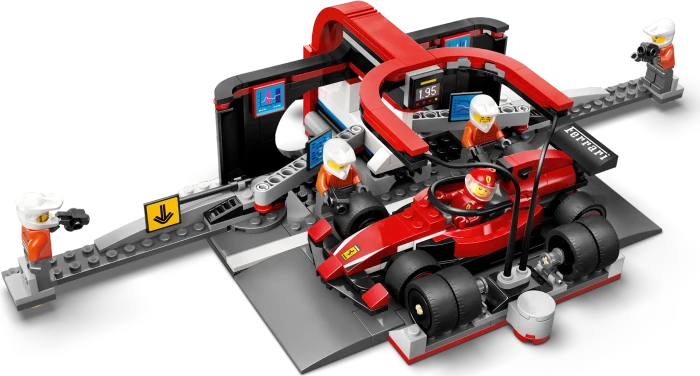 LEGO City - Boxenstopp mit Boxencrew und Ferrari Flitzer