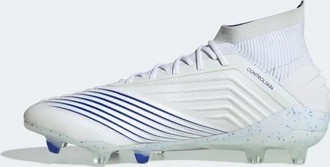 adidas Predator 19.1 FG ftwr white/bold blue (Herren)