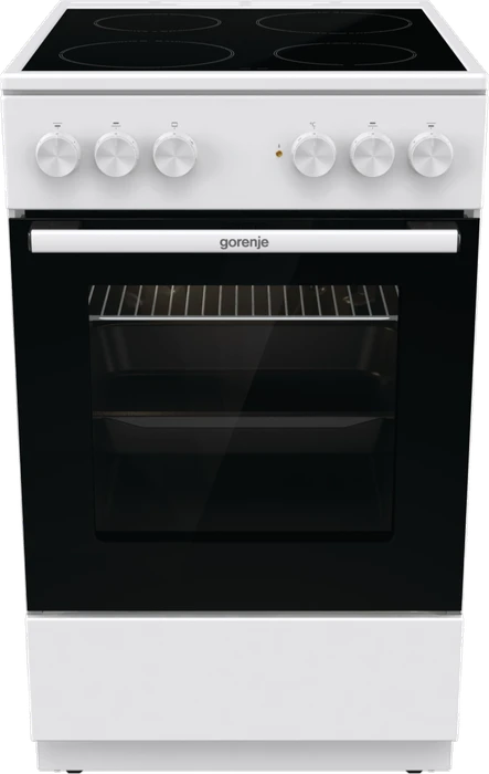 Gorenje GEC5A21WG Elektroherd mit Glaskeramik-Kochfeld