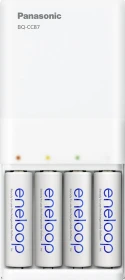 Panasonic eneloop Smartplus USB Travel Charger BQ CC87 + 4x eneloop AA 1900mAh