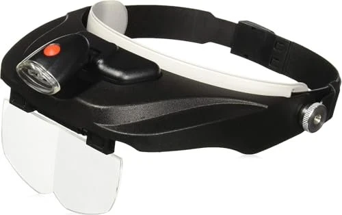 Carson CP-60 Kopfbandlupe schwarz