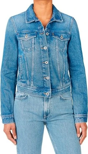 Pepe Jeans Slim Jeansjacke blau (Damen)