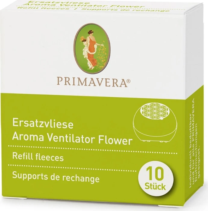 Primavera Ersatzvliese Aroma Ventialtor Flower Refill, 10 Stück