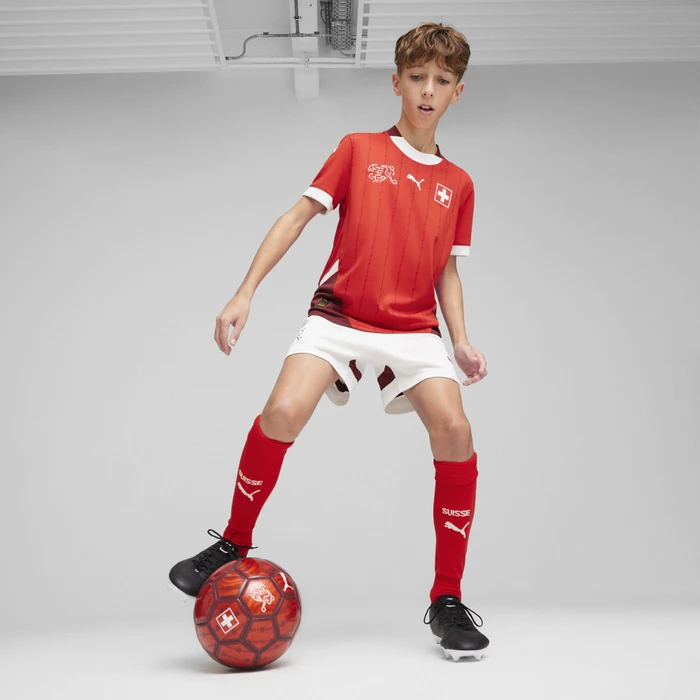 Puma UEFA EURO 2024 Schweiz Heimtrikot (Junior)