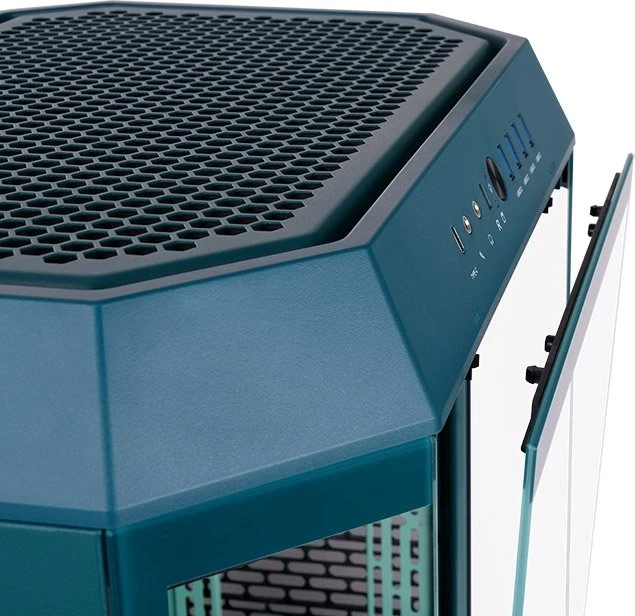 Thermaltake The Tower 600 Transformative Teal, grün, Glasfenster