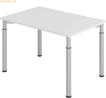 Kaiserkraft Vera-Zwo VYS12/5/S Schreibtisch 120x80cm grau/silber