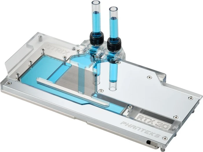 Phanteks Glacier G30 Strix chrome, mit Backplate