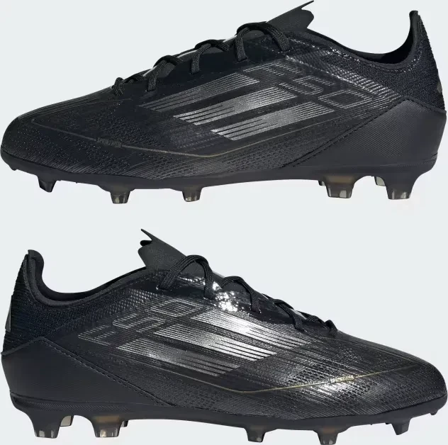 adidas F50 Pro FG core black/iron metallic/gold metallic (Junior)