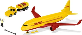 SIKU Super DHL Frachtflugzeug mit Zubehör
