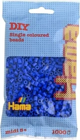 Hama midi Beutel mit Perlen 1000 Stück blau