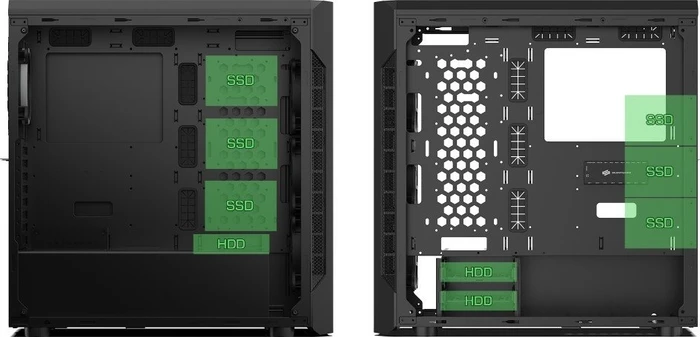 Endorfy SilentiumPC Armis AR7X TG RGB, Glasfenster