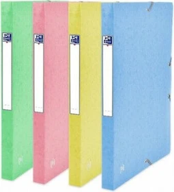 Oxford Top File+ Sammelbox pastell, 25mm, A4, farbig sortiert, 4er-Set