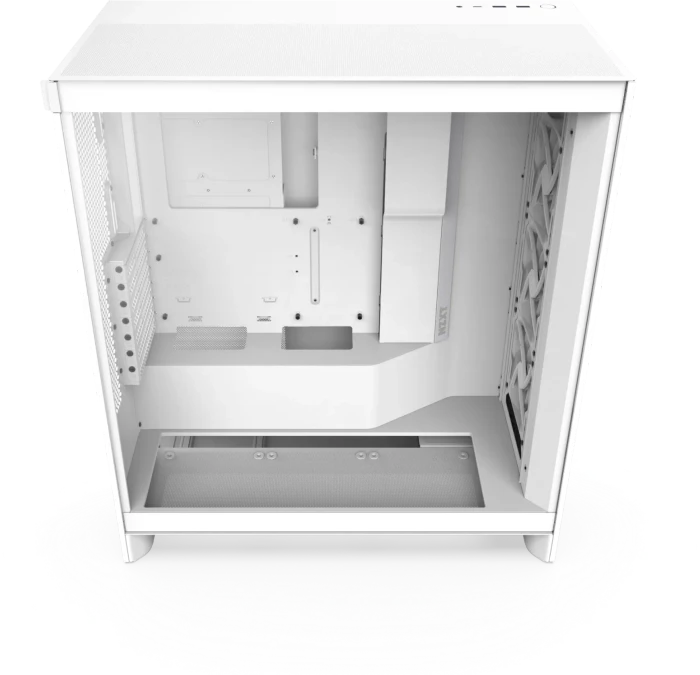 NZXT H7 Flow [2024] Matte White, Glasfenster