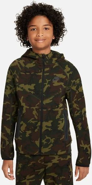 Nike Sportswear Tech Fleece Hoodie black/sequoia (Junior)