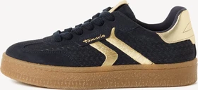 Tamaris Ledersneaker Low navy comb (Damen)