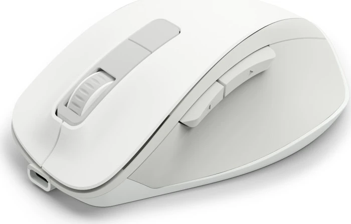Hama MW-500 Ergonomic Silent Wireless weiß, USB