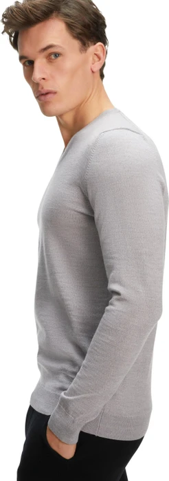 Falke Basic Apparel V-Ausschnitt Pullover light grey (Herren)