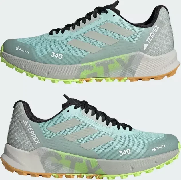 adidas Terrex Agravic Flow 2.0 GTX semi flash aqua/wonder silver/lucid lemon (Herren)