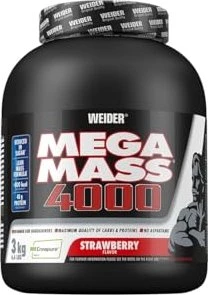 Weider Mega Mass 4000 Erdbeere 3kg