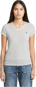 G-Star Eyben Slim V-Neck 2.0 T-Shirt kurzarm plein air/highlight stripe (Damen)