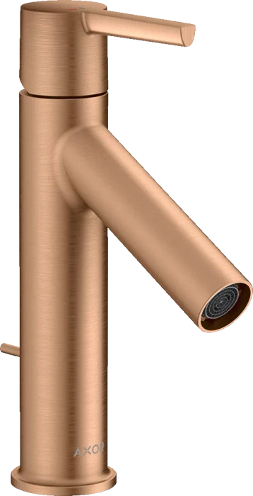 Hansgrohe Axor Starck Einhebel-Waschtischmischer 100 CoolStart mit Hebelgriff und Zugstangen-Ablaufgarnitur brushed bronze