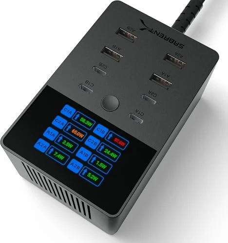 Sabrent Voltik 8-Port USB PD 3.0 Charger 252W schwarz